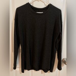 American Eagle Outfitters Dark Gray Crewneck Sweater